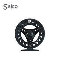 Reel Pancing Fly Fishing Selco Wholesale Large Arbor Click, Aluminium Anodized CNC Tertutup Rapat