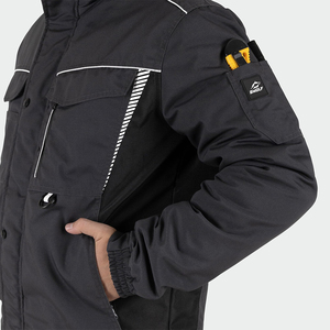 Vestes de sécurité pour hommes, prix de gros direct d'usine OEM Pakistan, haute visibilité, réfléchissantes, pour travaux industriels - Product Image 3