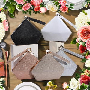 Bolso de Mano de Lujo con Pedrería Brillante para Mujer, Bolso de Noche para Fiesta de Bodas 2024, Forro de Poliéster - Product Image 2