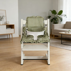 Cojín de Asiento para <span class=keywords><strong>Silla</strong></span> de Comedor Extra Acolchado, Impermeable y Fácil de Limpiar, Compatible con la <span class=keywords><strong>Silla</strong></span> Alta <span class=keywords><strong>Stokke</strong></span> Tripp Trapp - Product Image 3