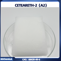 CETEARETH-2 Émulsifiant O/W à Performance Supérieure (CAS 68439-49-6) Pureté 99-100% Solide Cireux Blanc Ingrédient Chimique Quotidien pour l'Industrie Chimique