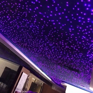 16W RGBW Led luces de fibra óptica con motor de 180 piezas 0,75mm 90 piezas 1,0mm 30 piezas 2,0 de plástico de fibra óptica - Product Image 6