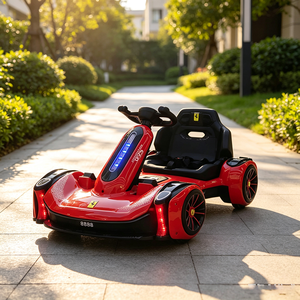 Kart électrique pour enfants à 3 vitesses réglables, télécommandé, voiture de course cool pour enfants, vente en gros disponible - Product Image 1