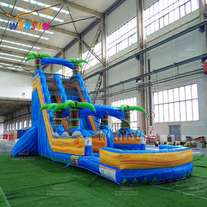 WINSUN Nouveau Design Toboggan Gonflable Commercial Urbain pour Enfants et Adultes avec Piscine Intégrée - Product Image 6