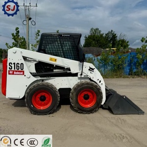 รถตักล้อยางขนาดเล็กมือสองจากญี่ปุ่น ยี่ห้อ Bobcat รุ่น S160 S550 S450 สำหรับงานก่อสร้างและจัดสวน สภาพใหม่ 99% ชั่วโมงการใช้งานต่ำ - Product Image 6