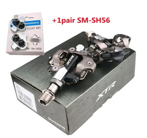 Juego de <span class=keywords><strong>Pedales</strong></span> <span class=keywords><strong>SHIMANO</strong></span> XTR PD-M9100 de Aluminio para Bicicleta de Montaña, <span class=keywords><strong>Pedales</strong></span> SPD con Calas SM-SH51 para Bicicletas de Carretera - Product Image 4