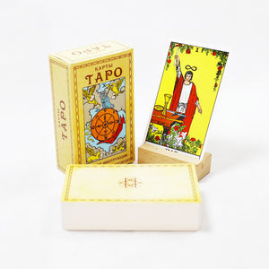 Jeu de tarot russe imprimé en couleur, langue et design personnalisés de haute qualité, <span class=keywords><strong>oracle</strong></span>, cartes de jeu de tarot avec guide - Product Image 2