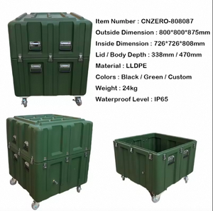 Cao cấp nặng nhiệm vụ nhựa cứng trường hợp cán hộp công cụ với bánh xe cho giao thông vận tải - Product Image 2