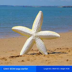 งานประดิษฐ์ทำจากเรซินเปลือกหอยรูปปลาดาวสำหรับตกแต่งผนังบ้านตกแต่งตู้ปลา - Product Image 5