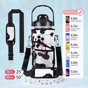 Bouteille d'eau de sport en acier inoxydable écologique sans BPA de 2,2 L avec logo personnalisé, infuseur à thé et utilisation en extérieur, anti-corrosion - Product Image 3