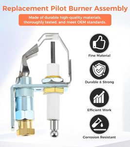 Reemplazo de quemador piloto de Gas Natural para <span class=keywords><strong>Honeywell</strong></span> Q345A1305 tipo objetivo NAT piezas de calentador de sistema de calefacción de horno doméstico - Product Image 5