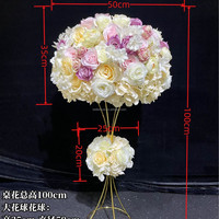 Bruidsdecoratie zijden rozen luxe hoge kwaliteit kunstbloemen bol tafel centerpiece groothandel