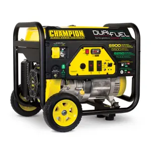 CHAMPION-generador de propano de potencia de Gas Natural, doble combustible, GLP, pequeño, para el hogar, 5KW o cliente