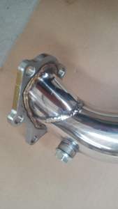 201 in acciaio inox GRWA Performance + tubo di scarico lucidato a specchio per Subaru Impreza WRX <span class=keywords><strong>STI</strong></span> 07-12 anni - Product Image 3