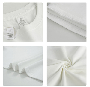 T-shirt col rond 100 % coton de haute qualité pour homme, personnalisable par impression DTG, broderie vierge, grammage lourd, teint en pièce, couleur unie - Product Image 6