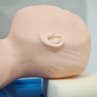Maniquí de Intubación Endotraqueal para Recién Nacidos, Modelo de Intubación Traqueal Neonatal de PVC, Duradero, Certificado ISO, para Entrenamiento de Vías Respiratorias en Laboratorio