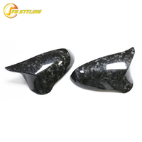 Coque de rétroviseur latéral F80 en fibre de carbone forgée pour BMW M3 F80 M4 F82 F83 F87 M2C, fibre de carbone sèche
