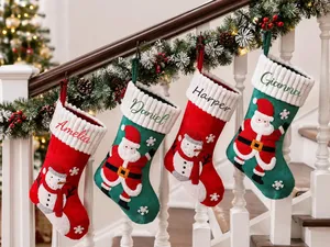 <span class=keywords><strong>Chaussette</strong></span> <span class=keywords><strong>de</strong></span> <span class=keywords><strong>Noël</strong></span> personnalisée 2026 avec nom, décor <span class=keywords><strong>de</strong></span> cheminée <span class=keywords><strong>de</strong></span> <span class=keywords><strong>Noël</strong></span> en peluche Père <span class=keywords><strong>Noël</strong></span> Bonhomme <span class=keywords><strong>de</strong></span> neige, sac cadeau <span class=keywords><strong>de</strong></span> <span class=keywords><strong>Noël</strong></span> - Product Image 3
