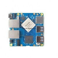 FriendlyElec Nanopi R4S Router Perjalanan Portabel Mini OpenWRT dengan Port Ethernet Dual-gbps 4GB LPDDR4 Berbasis Di RK3399 Soc untuk IOT