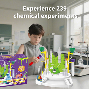 Chemistry Station Mega Science Lab Science Kit pour enfants avec plus de 239 expériences faciles mettant en vedette Earth Science Chemistry Set - Product Image 6