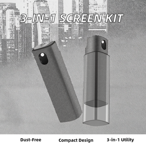 Kit de Limpieza Portátil 3 en 1 con Spray de Microfibra y Solución Antipolvo de PVC <span class=keywords><strong>para</strong></span> <span class=keywords><strong>Limpiar</strong></span> <span class=keywords><strong>Pantallas</strong></span> de Teléfonos Móviles y Computadoras - Product Image 2