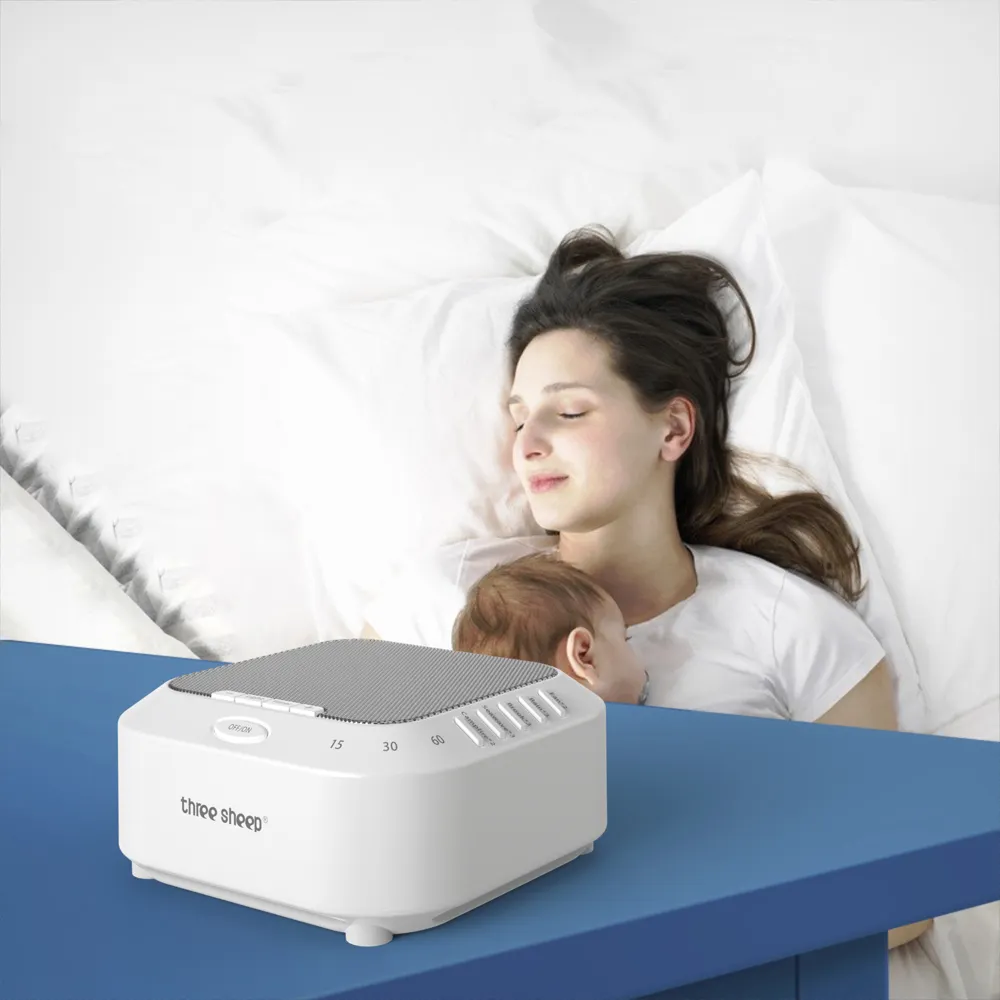 White noise baby sleep machine night light sound machine with 28 sleep sounds including rain, thunder, meditation