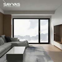 Ventana de PVC con Certificación CE ISO 9001 Serie 90, Ahorro Energético, Doble Acristalamiento para el Mercado Europeo, Ventanas Sayyas DC88