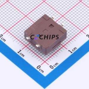 TSX12311-080D531DH-R0500 Tactile Switch SMD-4P,11.7x11.5mm Switch Single Pole Single Throw Round Button 2.8N 11.7mm - Product Image 2