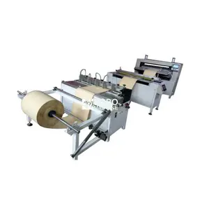 Car Oil Air Filtration Mini Air filter Rotary Corrugated Fiber and Paper Pleating and Gluing Making Machine Production Line