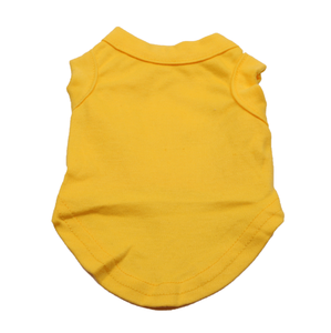 เสื้อยืดแฟชั่นสำหรับสุนัขและแมว,เสื้อสีพื้นสำหรับสัตว์เลี้ยงฤดูร้อน - Product Image 3