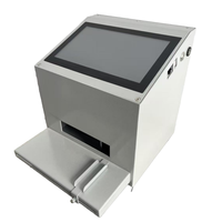 Yaomatec Impresora de Inyección de Tinta Estática de Escritorio TD10 con Memoria USB de 2-25.4MM y 17 Idiomas para Plástico, Metal y Aluminio