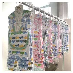 Ensembles de vêtements pour nouveau-nés tricotés imprimés en gros produits d'ensemble de vêtements décontractés pour nouveau-nés