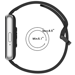 Correa de Silicona Compatible con Samsung Galaxy Fit3 R390, Correa de Repuesto para Reloj Inteligente con Hebilla de Color - Product Image 4