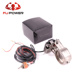 Válvula de escape de 2,5 "y 63mm, válvula de corte de escape eléctrica de Control de aleta para tubo de bajada de escape Catback - Product Image 4