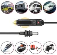 Câble d'alimentation étanche Starlink Mini 5m 100W avec prise mâle DC et indicateur LED, chargeur de voiture pour camping-car/bateau, câble d'alimentation DC 12-48V