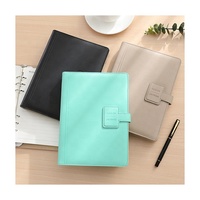 Agenda personnalisé A5 2026 avec reliure spirale, sangle élastique et porte-stylo – Cadeau d'affaires blanc pour réunions