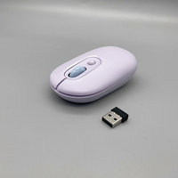MW-088U 4D 2.4GHz 800-1600 DPI Mouse optik nirkabel desain lucu dengan antarmuka USB gaya Mini untuk ponsel pintar laptop tablet