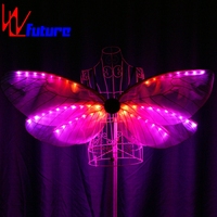 Accessoires de danse LED WL-0171 couleur ailes de papillon LED ailes d'isis pour la performance sur scène porter enfants enfants 1 pièce danse unisexe