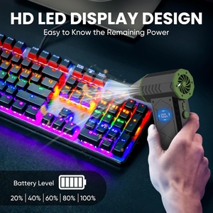 Ventilador Eléctrico Recargable de 8000mAh, 130000 RPM, Portátil, para Auto, Computadora, Teclado, Uso en Exteriores y Hoteles - Product Image 6
