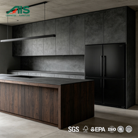 Ais Smarti Design de Meubles de Cuisine Modernes, Ensemble Complet d'Armoires de Cuisine pour Villa et Appartement