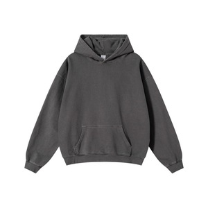 Sweat-shirt à capuche oversize en coton 100% imprimé numérique <span class=keywords><strong>Brigitte</strong></span>, style européen et américain, pour l'hiver - Product Image 2