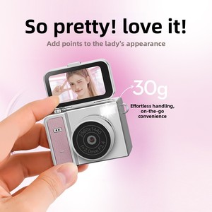 กล้องนิ้วมือขนาดเล็ก น้ำหนักเบา 30 กรัม พร้อมหน้าจอ LCD หมุนได้ ความละเอียด Full HD 1080P โฟกัสคงที่ กล้องดิจิตอลสำหรับเด็ก - Product Image 4