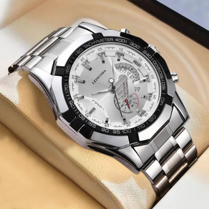 Nuevo reloj elegante para hombre, estilo coreano, deportivo, informal, de cuarzo, resistente al agua y luminoso - Product Image 3