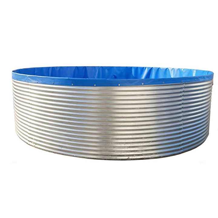 41000 Liter Galvanize Biofloc Tank - Foldable PVC Fish Pond