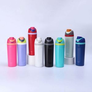 Stylish 304 Stainless Steel Insulated Tumbler with <b>Straw</b> - Portable, Dual-<b>Drink</b> Water <b>Bottle</b> for Promotional Gifts - Product Image 2