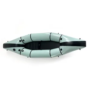 Kayak pliant en PVC écologique portable d'extérieur, bateau de pêche épaissi gonflable