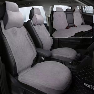Fundas de Asiento de Coche de Terciopelo Transpirables y Duraderas de Lujo, Juego Completo para Autos y Camionetas Skoda, Subaru, Accord, Swift, para Todas las Estaciones - Product Image 4