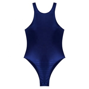 Vente chaude Collants brillants <span class=keywords><strong>de</strong></span> couleur unie extensibles Justaucorps Slim Fit Combinaison une pièce <span class=keywords><strong>Maillot</strong></span> <span class=keywords><strong>de</strong></span> <span class=keywords><strong>bain</strong></span> pour femmes - Product Image 6