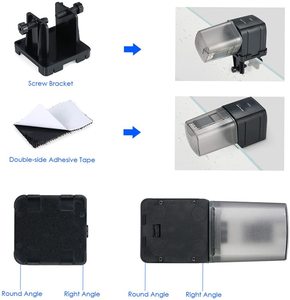 Alexa — distributeur de nourriture pour poissons à sortie réglable, automatique, minuterie pour Aquarium, système de contrôle vocal via application - Product Image 5