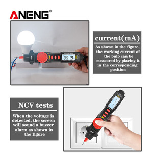Multimètre numérique haute définition A3004 avec affichage stylo pour tension et courant CA, diode, NCV, entretien et test de véhicules - Product Image 5